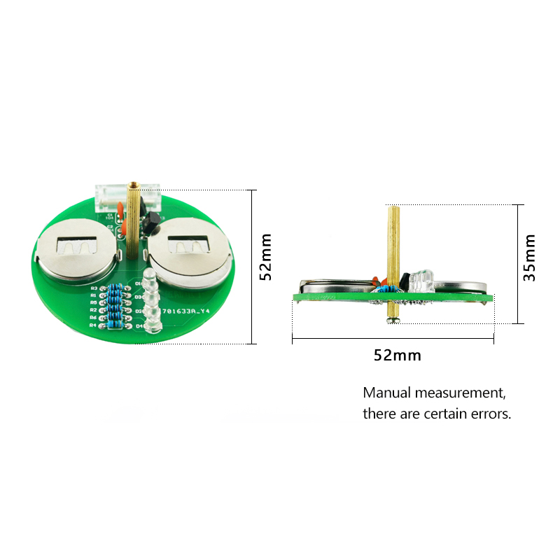 LED Gyro DIY Electronic Kit De - đánh giá và giá Electronics Repair School